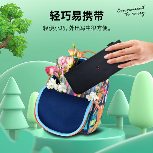 amos意大利进口固体水彩水粉画颜料套装初学者24色可水洗儿童调色盘美术水粉饼 商品图4