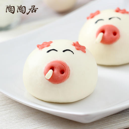 【顺丰冷链】广州陶陶居酒家速冻包子 可爱动物包*3包小猪小熊小胖小虎小鸡小狗包早餐方便速食港式粤式早茶点心 商品图0