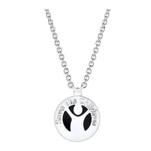 BVLGARI/宝格丽 Save The Children慈善系列男女同款中性银色镶嵌红宝石玛瑙时尚项链吊坠锁骨链 356910 商品图1