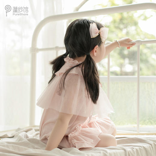 非质量问题不退换哦~pureshare女童睡衣夏季新款吊带薄款家居家服空调真丝儿童公主-仙子睡裙 商品图4
