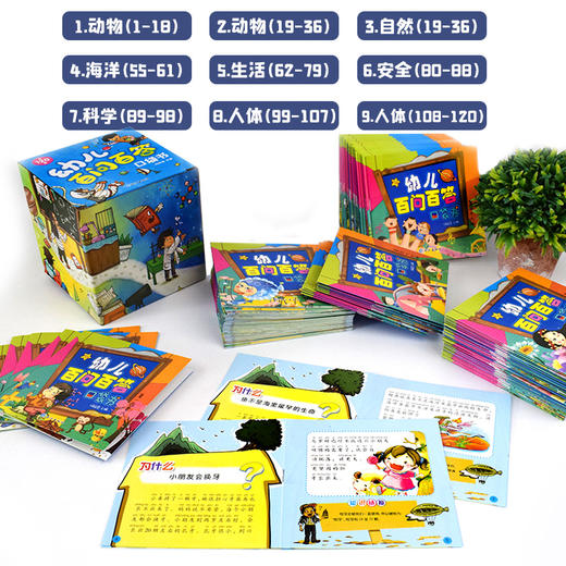 幼儿百问百答口袋书全套120册 儿童漫画书少儿百科全书注音幼儿小学生版十万个为什么 百科全书儿童读物科普儿童书籍 商品图1