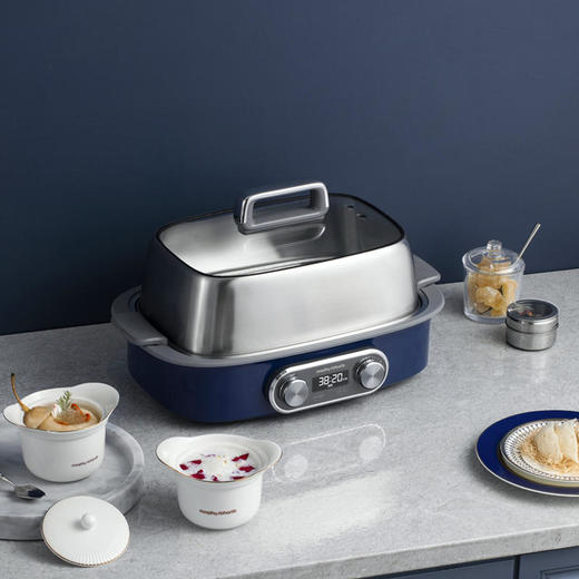 【能蒸会炖极速恒温蒸炖锅】摩飞极速蒸锅MR1168家用多功能电蒸锅5分钟出炉锁住营养炖燕窝/炖汤/蒸海鲜全自动预约蒸煮6L大容量【摩飞系列】 商品图7