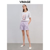 VIMAGE纬漫纪夏季新款通勤百搭显瘦纯色简约A版西装短裤女裤V1305927 商品缩略图1