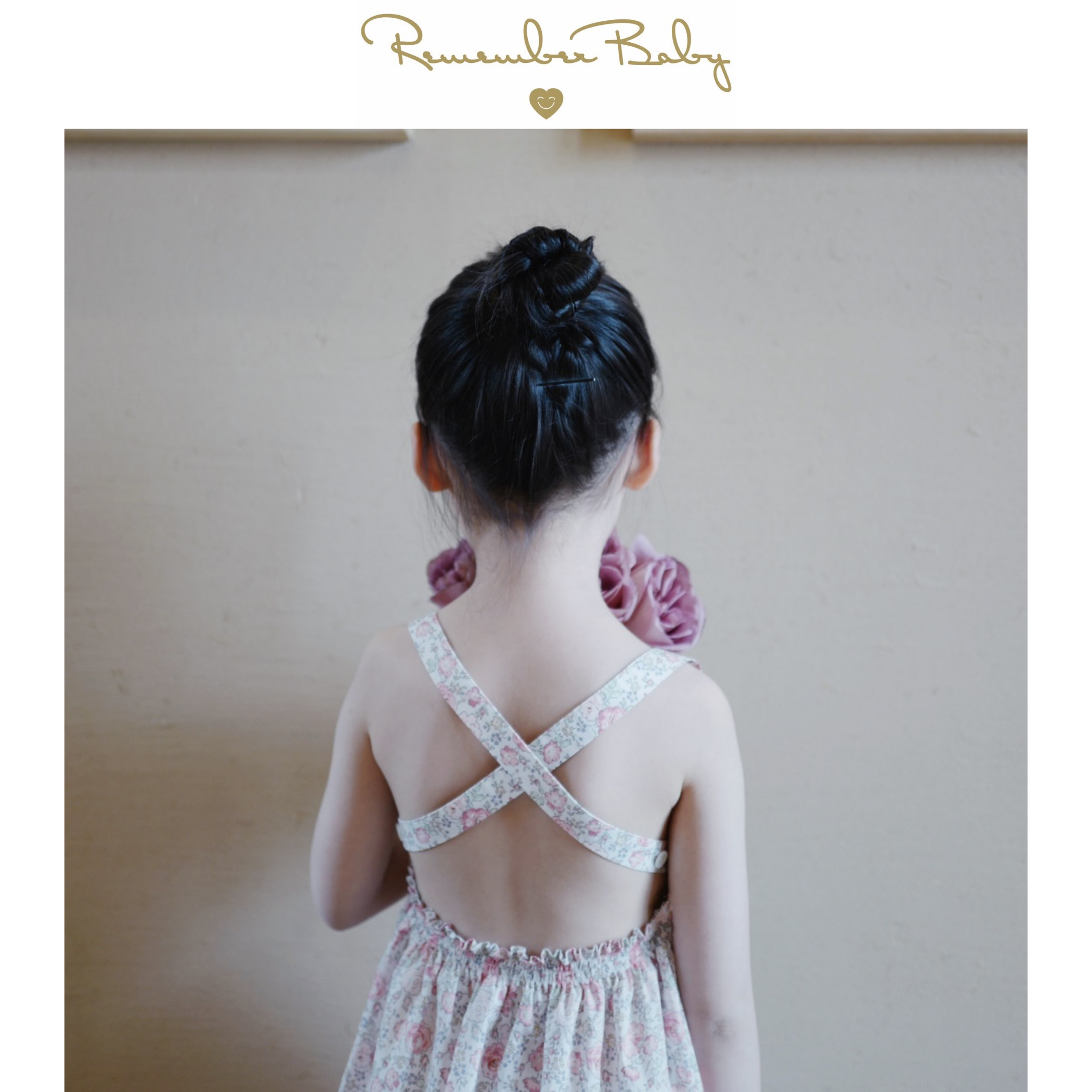 现货 / FELICITE | 进口LIBERTY面料 经典交叉复古露背裙