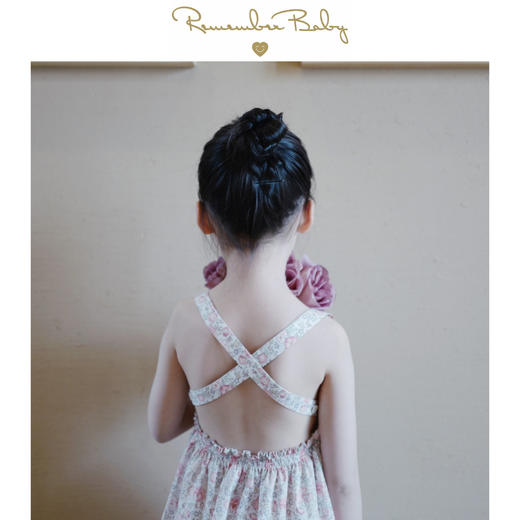 现货 / FELICITE | 进口LIBERTY面料 经典交叉复古露背裙 商品图0