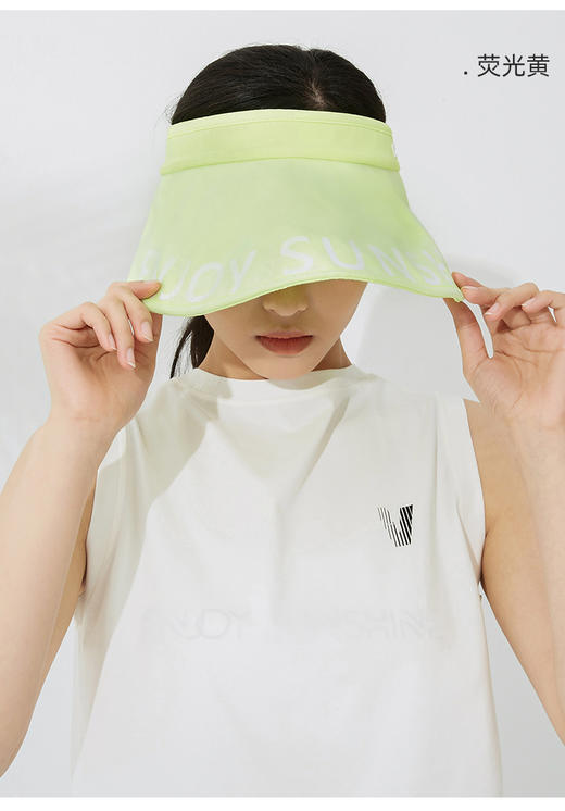 VVC夏季防晒帽女士时尚字母户外防晒帽休闲可爱粉色太阳帽 商品图2