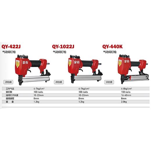 气动码钉枪10-22mm QY-1022J 商品图1