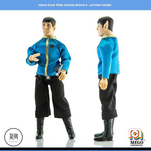 现货 Mego 星际迷航 原初 Star Trek 8英寸挂卡 可动人偶 商品图6