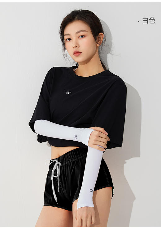 VVC夏季防晒冰袖套防紫外线女士薄款冰丝手袖护臂开车骑车遮阳男 商品图3