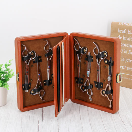 宠物美容师 8支专用剪刀包 收纳包 工具箱剪刀包 商品图0