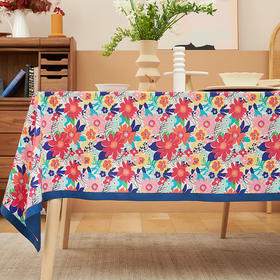 波斯菊的春天桌布田园美式桌布