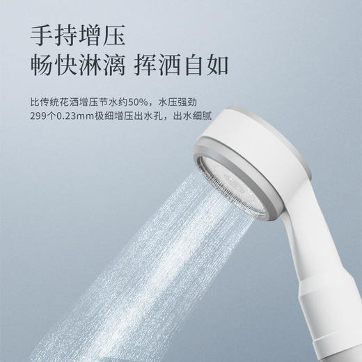 【moido小活泉美肤花洒】净水过滤器喷头增压淋浴洗澡沐浴美容软水 商品图5