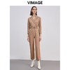VIMAGE纬漫纪春季新款气质干练通勤大气收腰显瘦连体裤V1307902 商品缩略图0