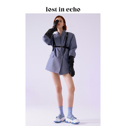 lost in echo 设计师春夏新款 双条带气眼运动玛丽珍单鞋 商品图1