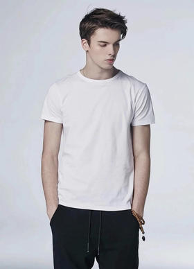 【复购之top】噢蜜ooomeooo男款小白T经典款