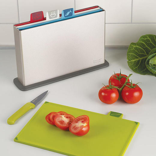 JosephJoseph健康分类菜板套装婴儿辅食砧板进口带刀砧板案板合理收纳环保耐腐蚀持久耐用【JosephJoseph】 商品图5