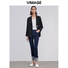 VIMAGE纬漫纪春季新款时尚通勤百搭职业显瘦一粒扣西装外套女 商品缩略图0