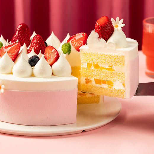 【莓莓花语】清新草莓多汁娇嫩，夹心芒果肉粒沁甜爽滑（赣州） 商品图5