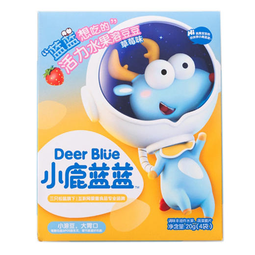 小鹿蓝蓝酸奶溶豆多口味益生菌宝宝零食溶豆豆6个月婴儿食谱一岁 商品图3