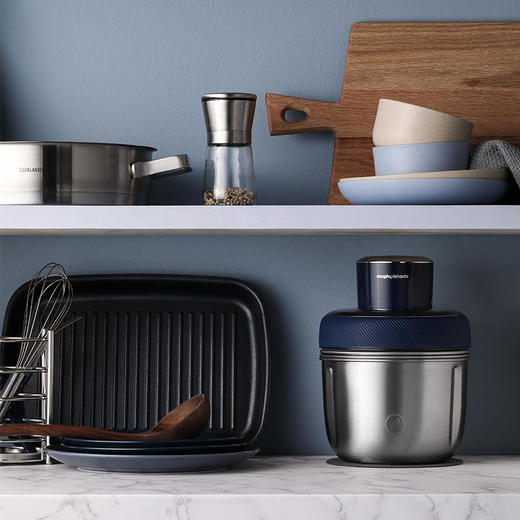 【套娃式收纳】英国摩飞绞肉机MR9401全能料理机三碗配置智能剥蒜/绞肉/切菜/辅食一机搞定易拆易清洗【摩飞系列】 商品图3