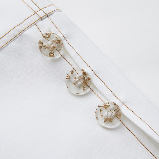 VIMAGE纬漫纪宽松百搭阔腿裤女高腰垂感裤子女夏V1505113 商品图5