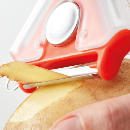 三面削皮器英国进口多功能家用厨房手动水果刀不锈钢【JosephJoseph】 商品图5