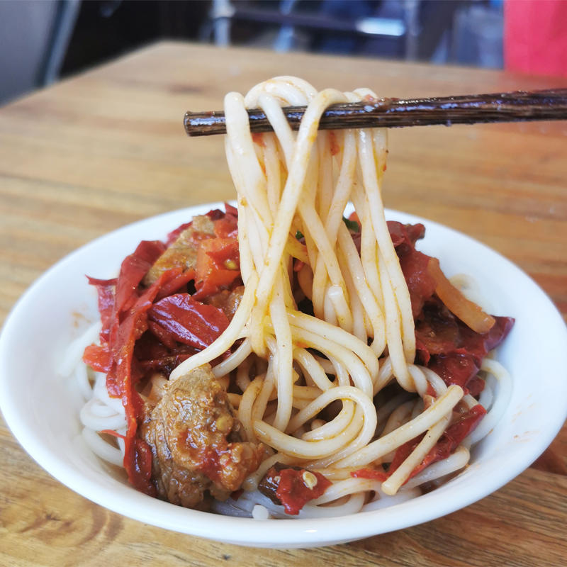 纯手工拉条子 粗圆面 1kg*2包