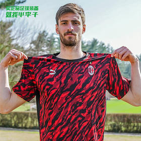 正品PUMA/彪马AC米兰户外足球运动休闲训练T恤