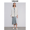 VIMAGE纬漫纪女装夏款时尚职业通勤百搭显瘦干练西装外套女V130390 商品缩略图0