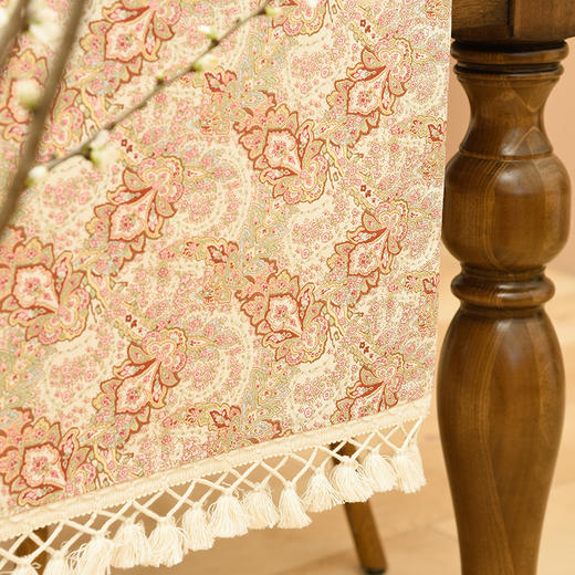 锦簇佩斯利桌旗茶几餐桌轻奢高端桌旗 商品图3