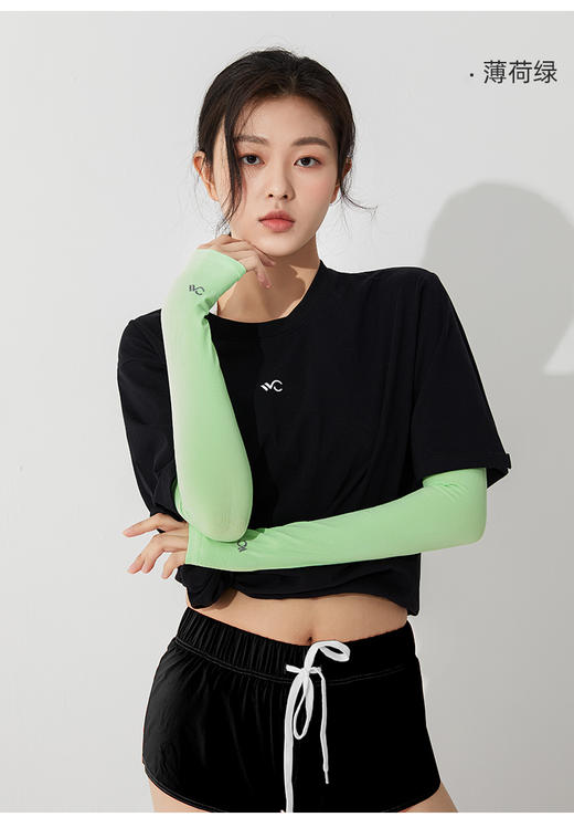 VVC夏季防晒冰袖套防紫外线女士薄款冰丝手袖护臂开车骑车遮阳男 商品图2