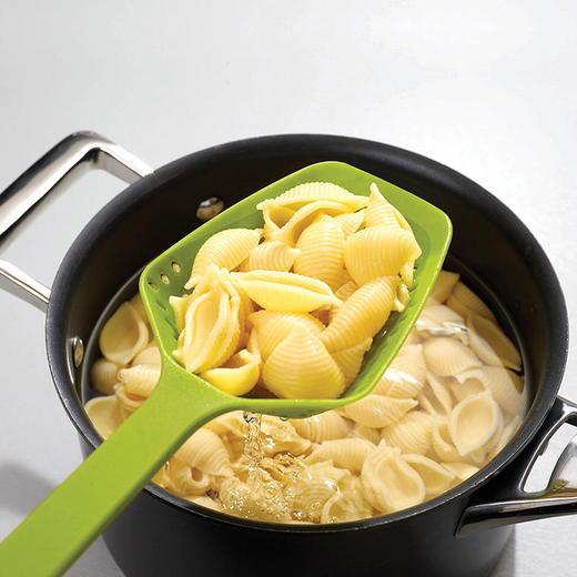 铲式滤水器带防滑手柄大号绿色【JosephJoseph】 商品图0