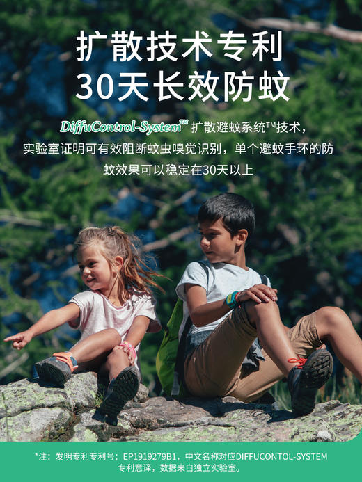 帕洛驱蚊手环婴幼儿童驱蚊神器户外随身宝宝防蚊手链法国进口 商品图2