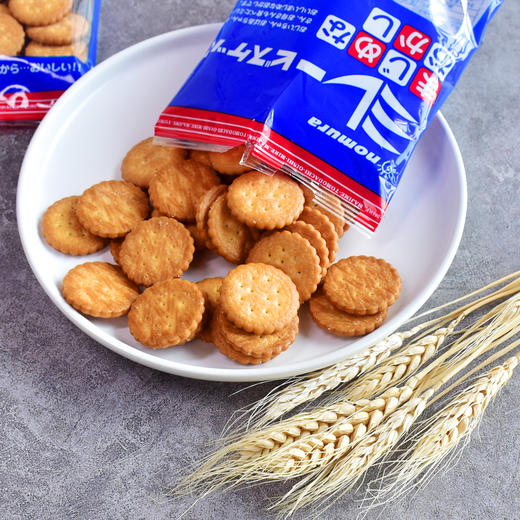 日本野村小圆饼干120g/058595 海盐味咸甜交融层层酥脆 商品图2