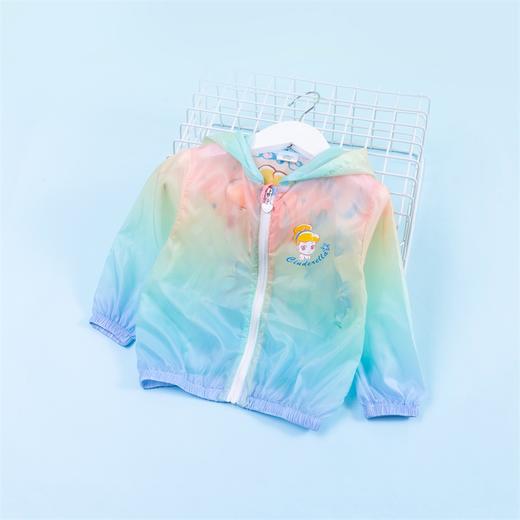 迪士尼男女童薄款外套时尚渐变空调服皮肤衣遮阳防风 商品图4
