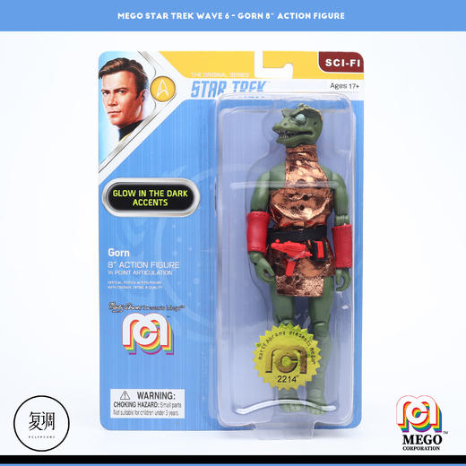现货 Mego 星际迷航 原初 Star Trek 8英寸挂卡 可动人偶 商品图1