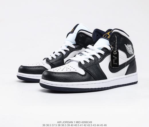 耐克NIKE Air Jordan 1 Mid AJ1乔丹一代中帮经典复古文化休闲运动篮球鞋 商品图3