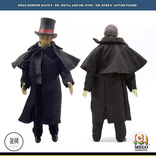 现货 Mego 化身博士 海德先生 Jekyll & Hyde 8英寸挂卡 商品图3