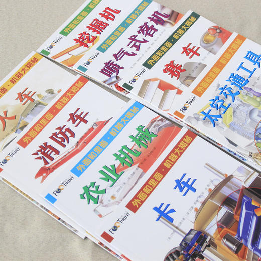 外面和里面器大揭秘 全8册 5-12岁 小学百科少儿科普器科普交通工具 商品图2
