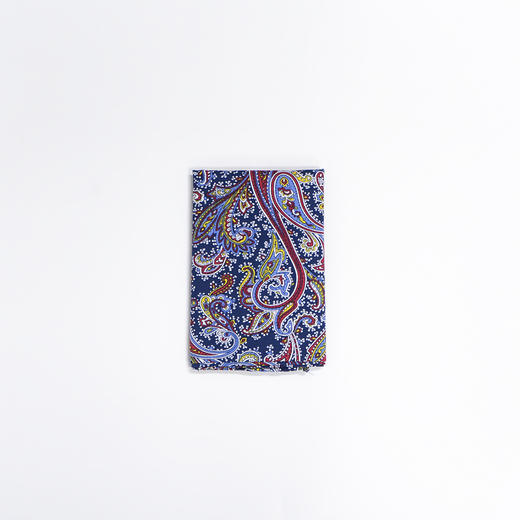 HUJI祤集小方巾插画佩斯利纹腰果花 商品图2