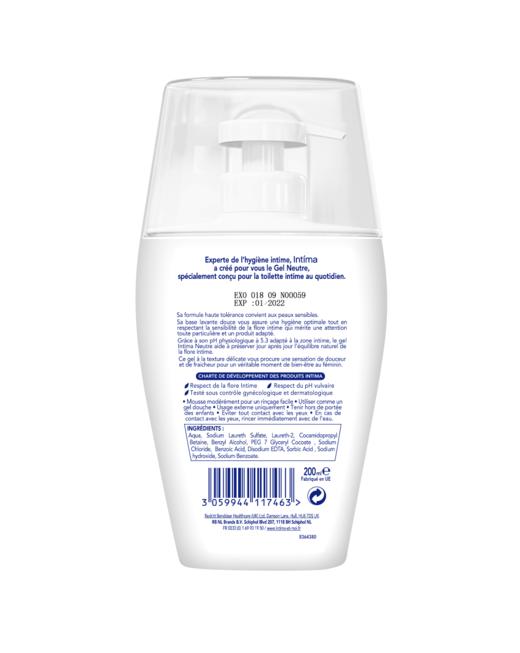 【宁波发】INTIMA 白色中性-200ML 商品图1