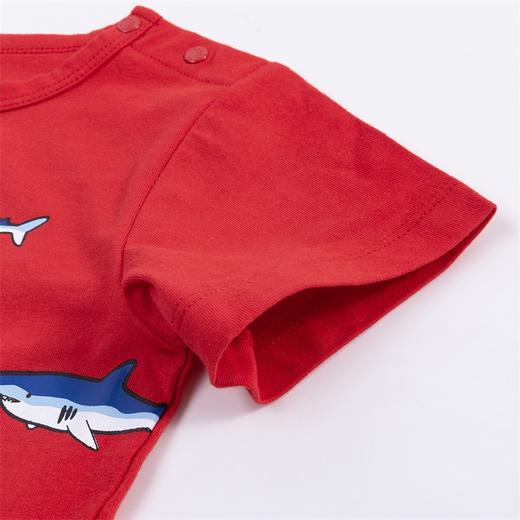 贝贝怡男童可爱卡通印花上衣短袖T恤212S2704
 商品图8