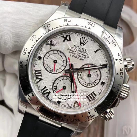 🆕N厂新款白金迪通拿陨石面出货 专属Cal.4130自动上链机芯，厚度和正品一致，全部功能100%完全实现 商品图7