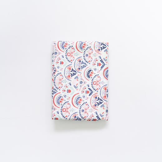 HUJI祤集小方巾插画复古印花 商品图4