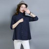 HR99601-1 2021年新款衬衫设计感时尚长袖宽松优雅气质上衣 商品缩略图1