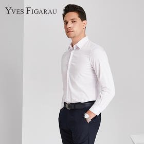 YvesFigarau伊夫·费嘉罗秋冬100%棉商务休闲简约舒适透气长袖衬衫860316
