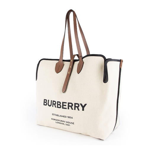 BURBERRY 巴宝莉 女士The Belt - 大号柔软棉质帆布贝尔特包 米色 8031319 A1212 商品图1