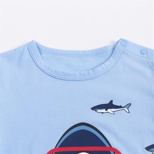 贝贝怡男童可爱卡通印花上衣短袖T恤212S2704
 商品图12