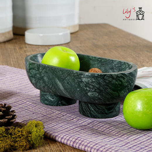 轻奢风创意大理石果盘现代托盘收纳盆欧式简约盘子酒店别墅客厅 商品图3