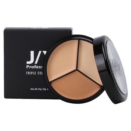 【Pony推荐】 韩国JX Professional三色遮瑕自然滋润持久打底膏 商品图11